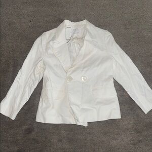BRAND NEW-Zara kids White Blazer
